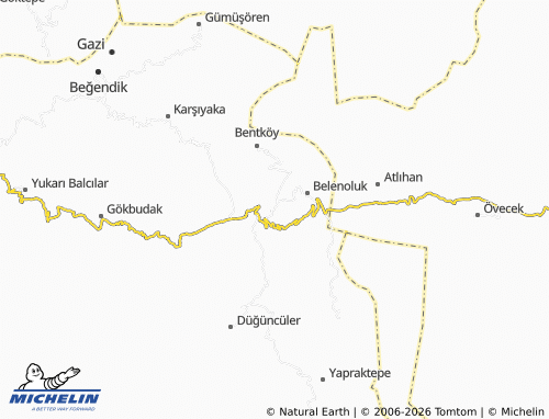 Mappa MICHELIN Söğütönü - ViaMichelin