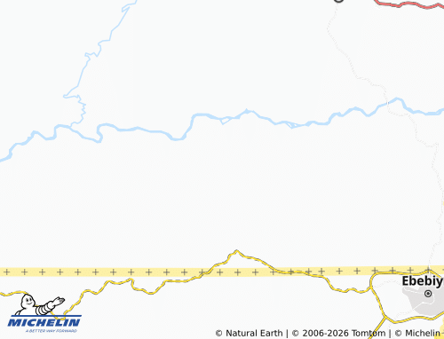 MICHELIN Mekomengona map - ViaMichelin