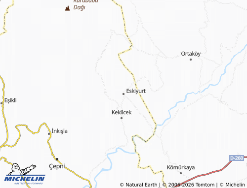 Mappa MICHELIN Eskiyurt - ViaMichelin