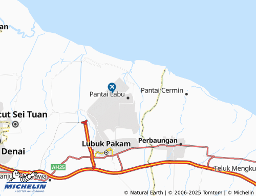 MICHELIN Pantai Labu map - ViaMichelin