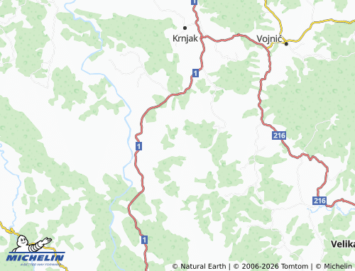 Carte MICHELIN Sparednjak - ViaMichelin