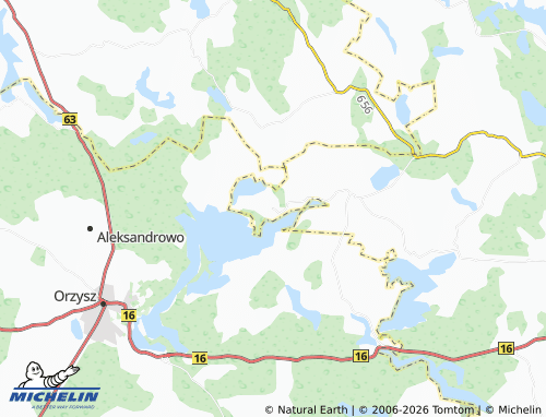 MICHELIN-Landkarte Ostrów - ViaMichelin