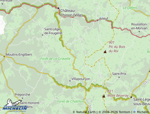 Carte MICHELIN Les Buteaux - ViaMichelin