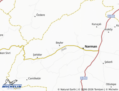 MICHELIN Beyler map - ViaMichelin