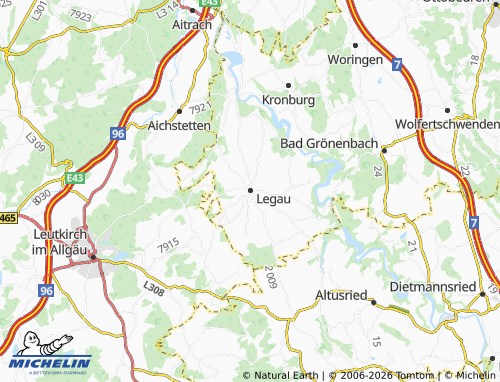 Mappa MICHELIN Legau - ViaMichelin