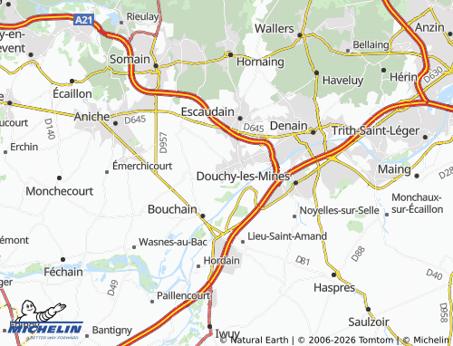 MICHELIN Rœulx map - ViaMichelin