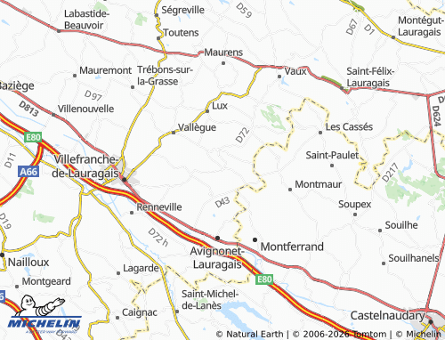 Mappa MICHELIN Folcarde - ViaMichelin