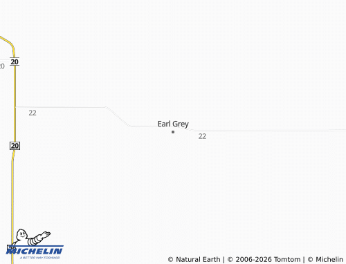 MICHELIN Earl Grey map - ViaMichelin