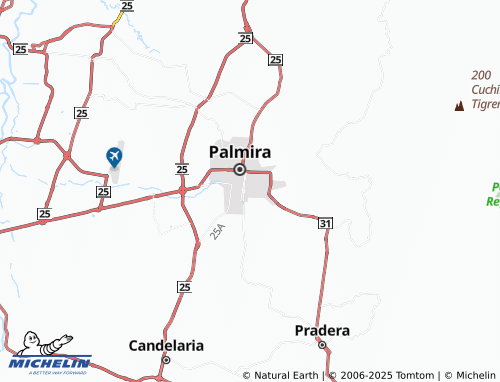 MICHELIN Libertadores map - ViaMichelin