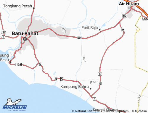 MICHELIN Kampung Parit Bengkok map - ViaMichelin