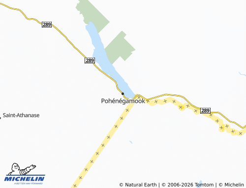 MICHELIN-Landkarte Pohénégamook - ViaMichelin