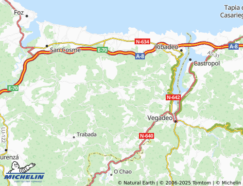 MICHELIN Cedofeita (Santa María Madanela) map - ViaMichelin