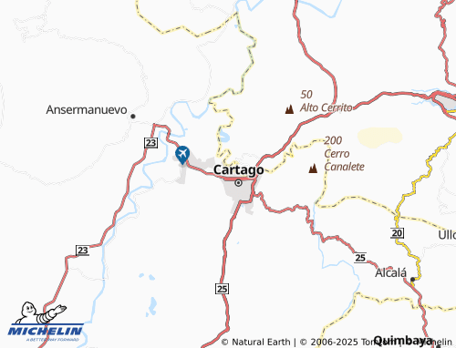Carte MICHELIN La Independencia - ViaMichelin