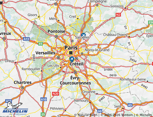 MICHELIN Val-de-Marne map - ViaMichelin