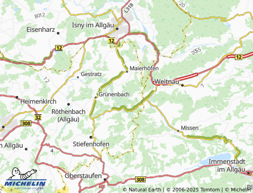 Mappa MICHELIN Hohenegg - ViaMichelin