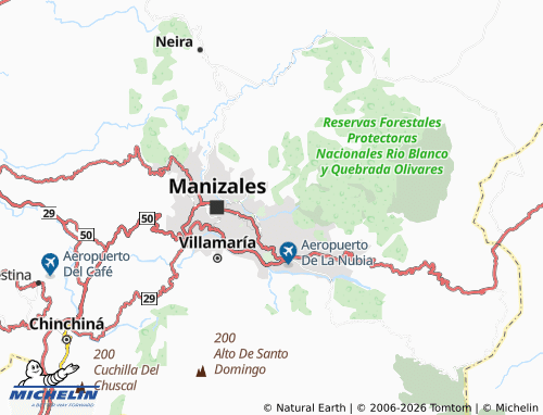 MICHELIN La Cumbre map - ViaMichelin