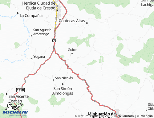 Carte MICHELIN Río Anona - ViaMichelin