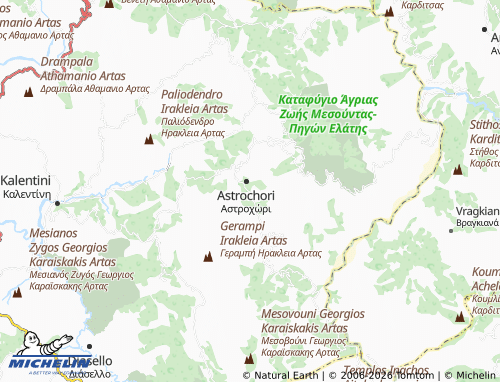 Carte MICHELIN Kastanies - ViaMichelin