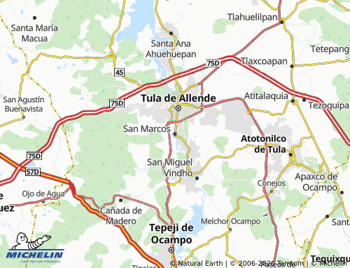 MICHELIN San Marcos map - ViaMichelin