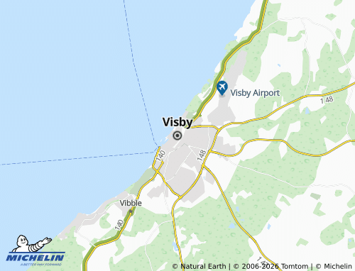 Mapa MICHELIN Visby - ViaMichelin