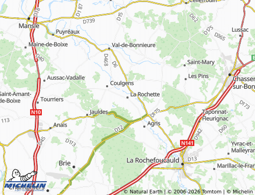 Mapa MICHELIN La Rochette - ViaMichelin