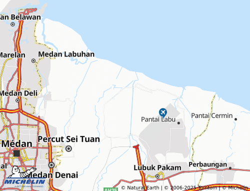 MICHELIN Tengah map - ViaMichelin