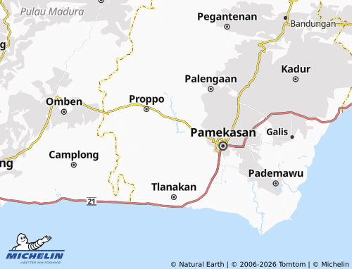 MICHELIN Samiran map - ViaMichelin