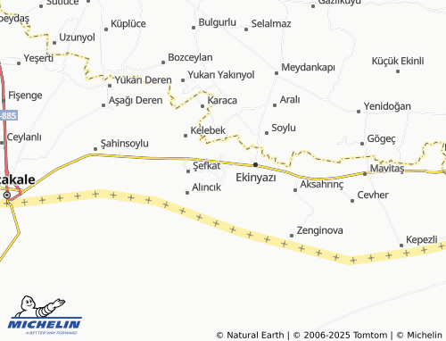 MICHELIN Keçili map - ViaMichelin