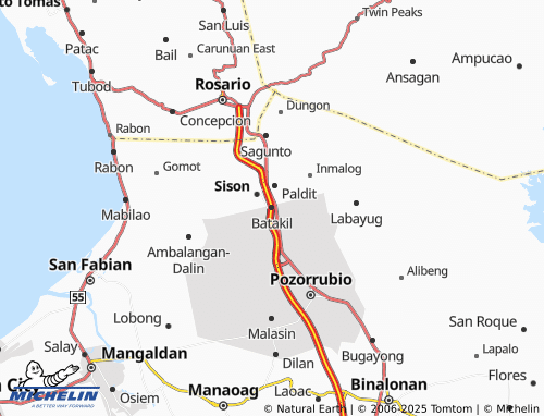 Carte MICHELIN Batakil - ViaMichelin