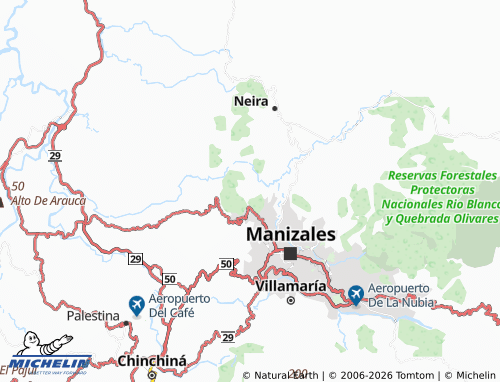 Mapa MICHELIN Cuchilla del Salado - ViaMichelin