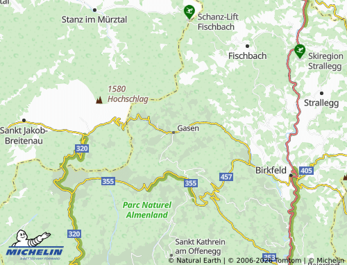 Carte MICHELIN Gasen - ViaMichelin