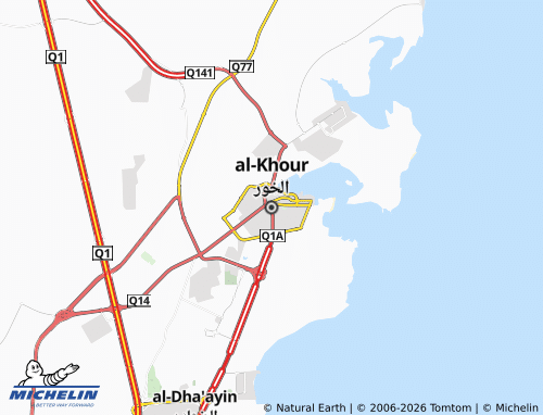 Mappa MICHELIN al-Khour - ViaMichelin