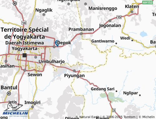 MICHELIN Berbah map - ViaMichelin