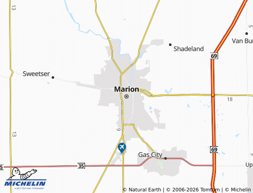 Mappa MICHELIN Marion - ViaMichelin