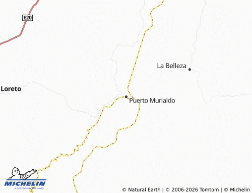 Mapa MICHELIN Puerto Murialdo - ViaMichelin