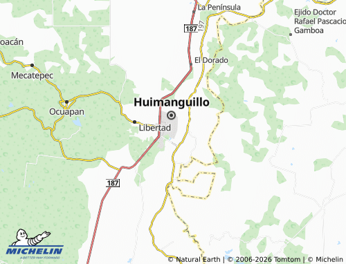 Mapa MICHELIN El Torito - ViaMichelin