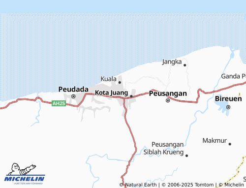 MICHELIN-Landkarte Gampong Baro - ViaMichelin