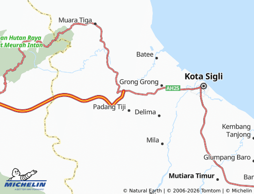 Mapa MICHELIN Raya Gogo - ViaMichelin
