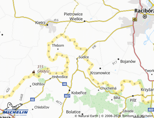 Mappa MICHELIN Sudice - ViaMichelin