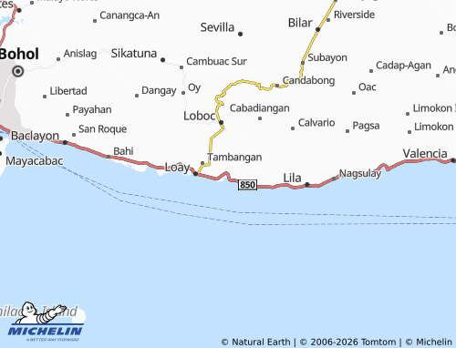 Mappa MICHELIN Botoc Occidental - ViaMichelin