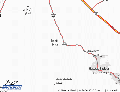 MICHELIN Jalajil map - ViaMichelin