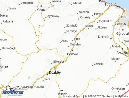 Mappa MICHELIN Ambarcık - ViaMichelin