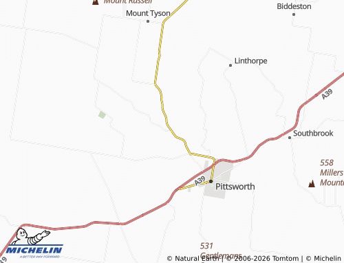 Mapa MICHELIN Springside - ViaMichelin