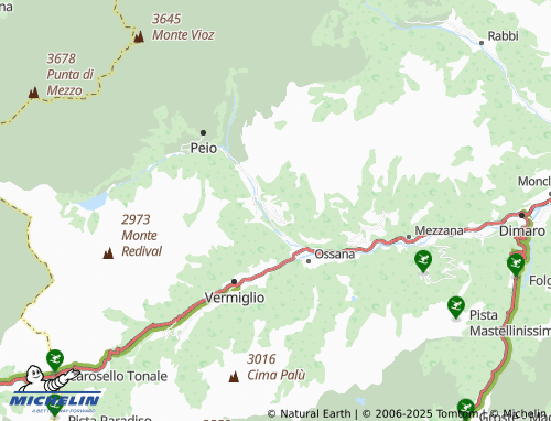 MICHELIN Celentino map - ViaMichelin