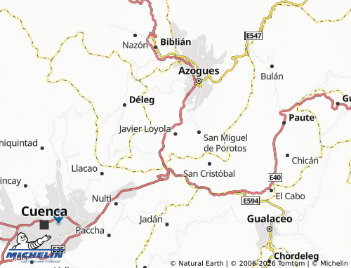 MICHELIN Javier Loyola map - ViaMichelin