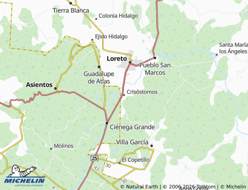 MICHELIN Crisóstomos map - ViaMichelin