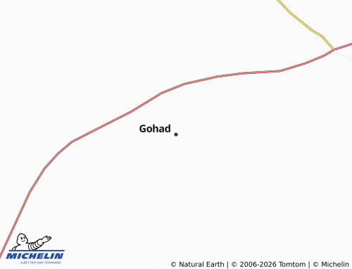 MICHELIN Gohad map - ViaMichelin