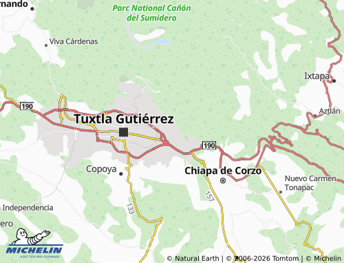 Mapa MICHELIN Comitán - ViaMichelin