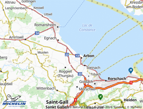 MICHELIN Scheidweg map - ViaMichelin