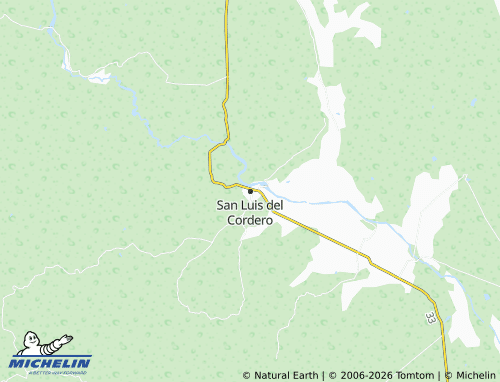 MICHELIN San Luis del Cordero map - ViaMichelin